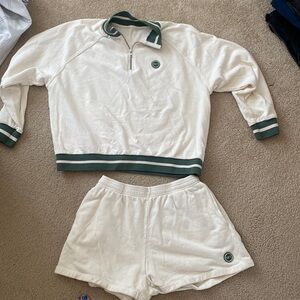 Set active set. From their tennis drop. Worn a few timeses